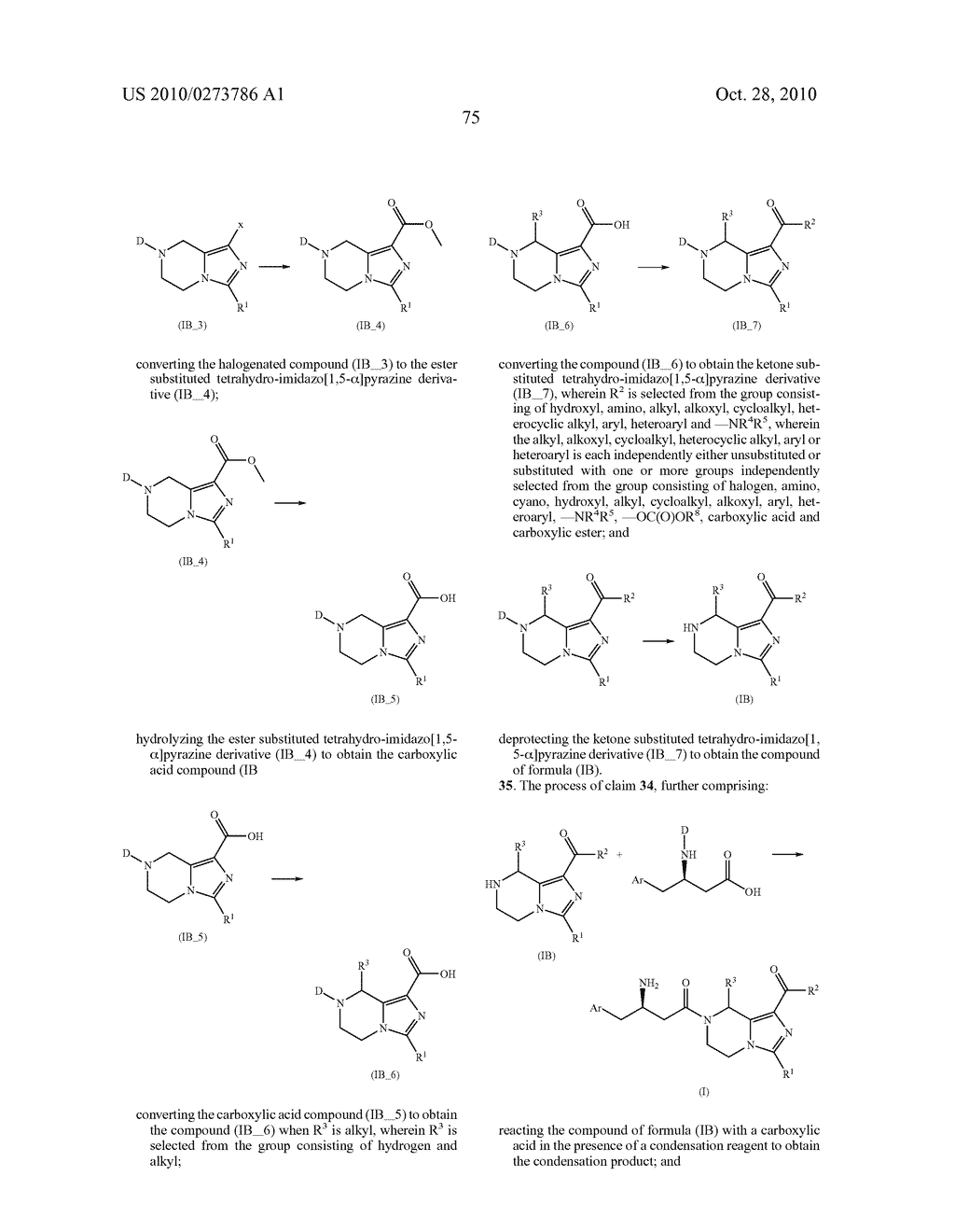 TETRAHYDRO-IMIDAZ0[1,5-A]PYRAZINE DERIVATIVES, PREPARATION PROCESS AND MEDICINAL USE THEREOF - diagram, schematic, and image 76