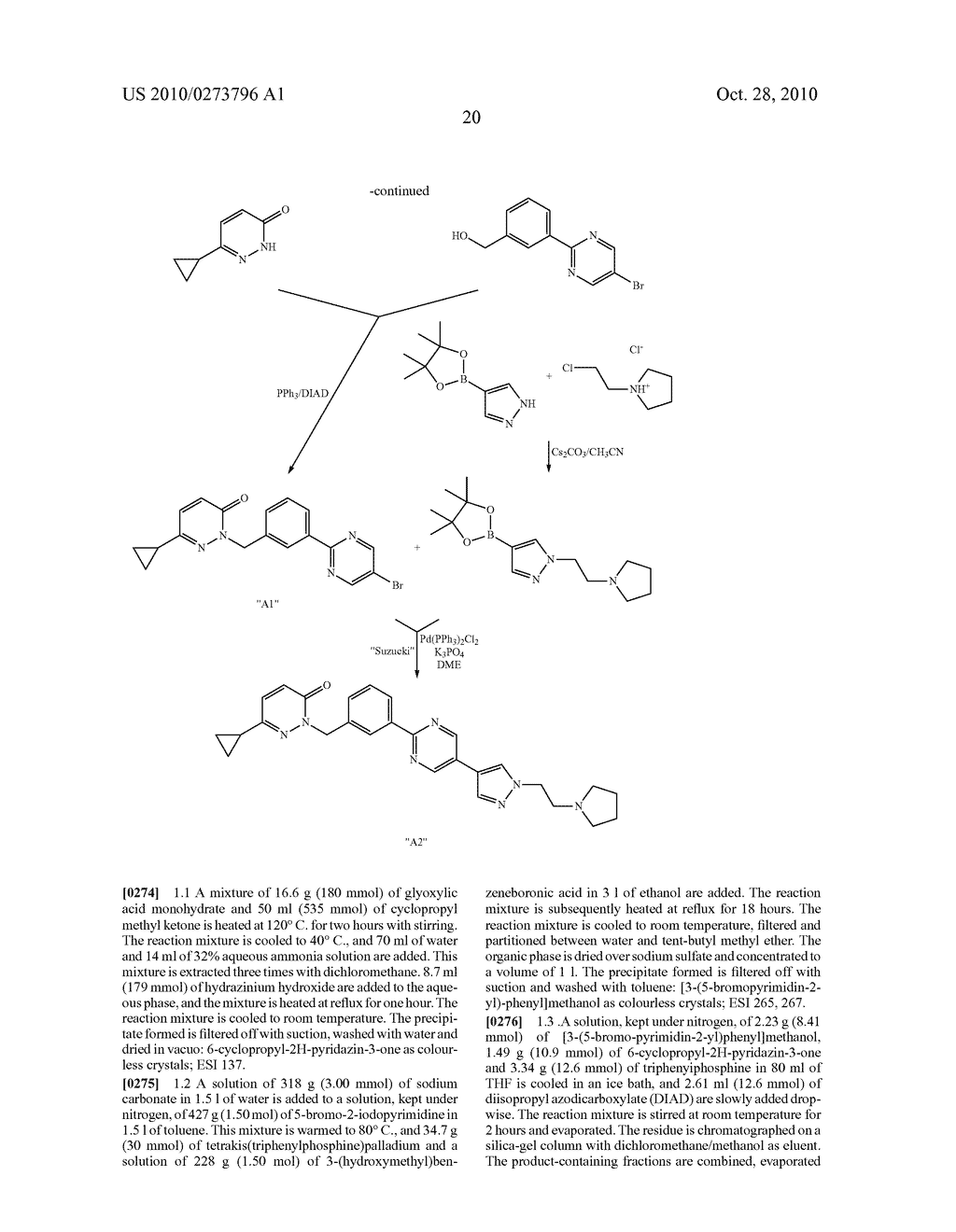 2-BENZYLPYRIDAZINONE DERIVATIVES AS MET KINASE INHIBITORS - diagram, schematic, and image 21