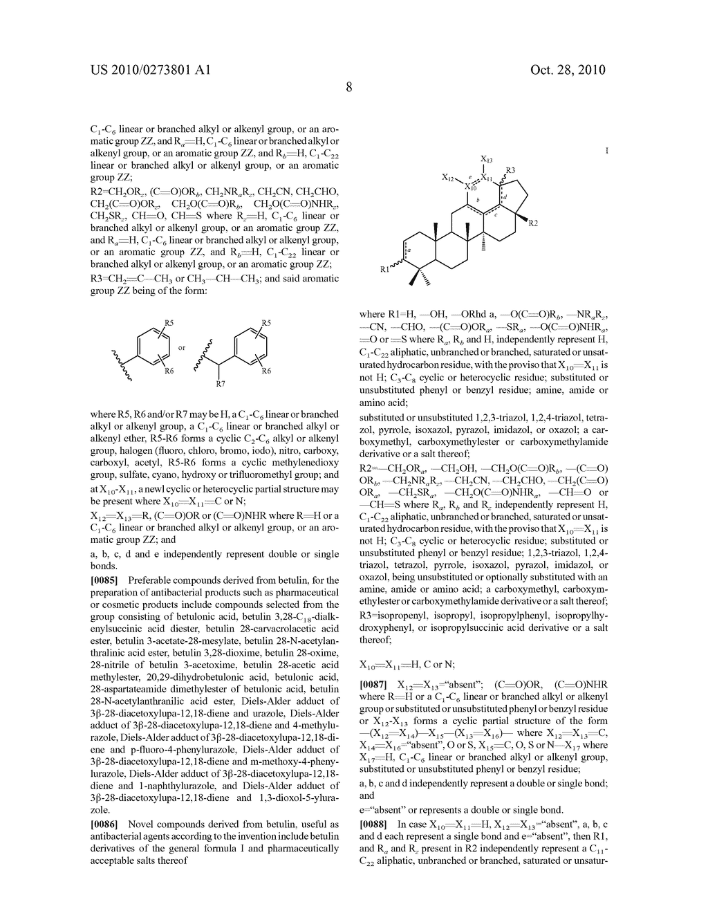 BETULIN DERIVED COMPOUNDS USEFUL AS ANTIBACTERIAL AGENTS - diagram, schematic, and image 10