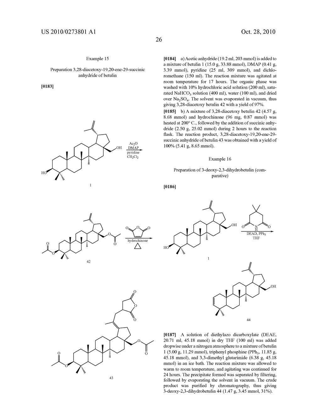 BETULIN DERIVED COMPOUNDS USEFUL AS ANTIBACTERIAL AGENTS - diagram, schematic, and image 28