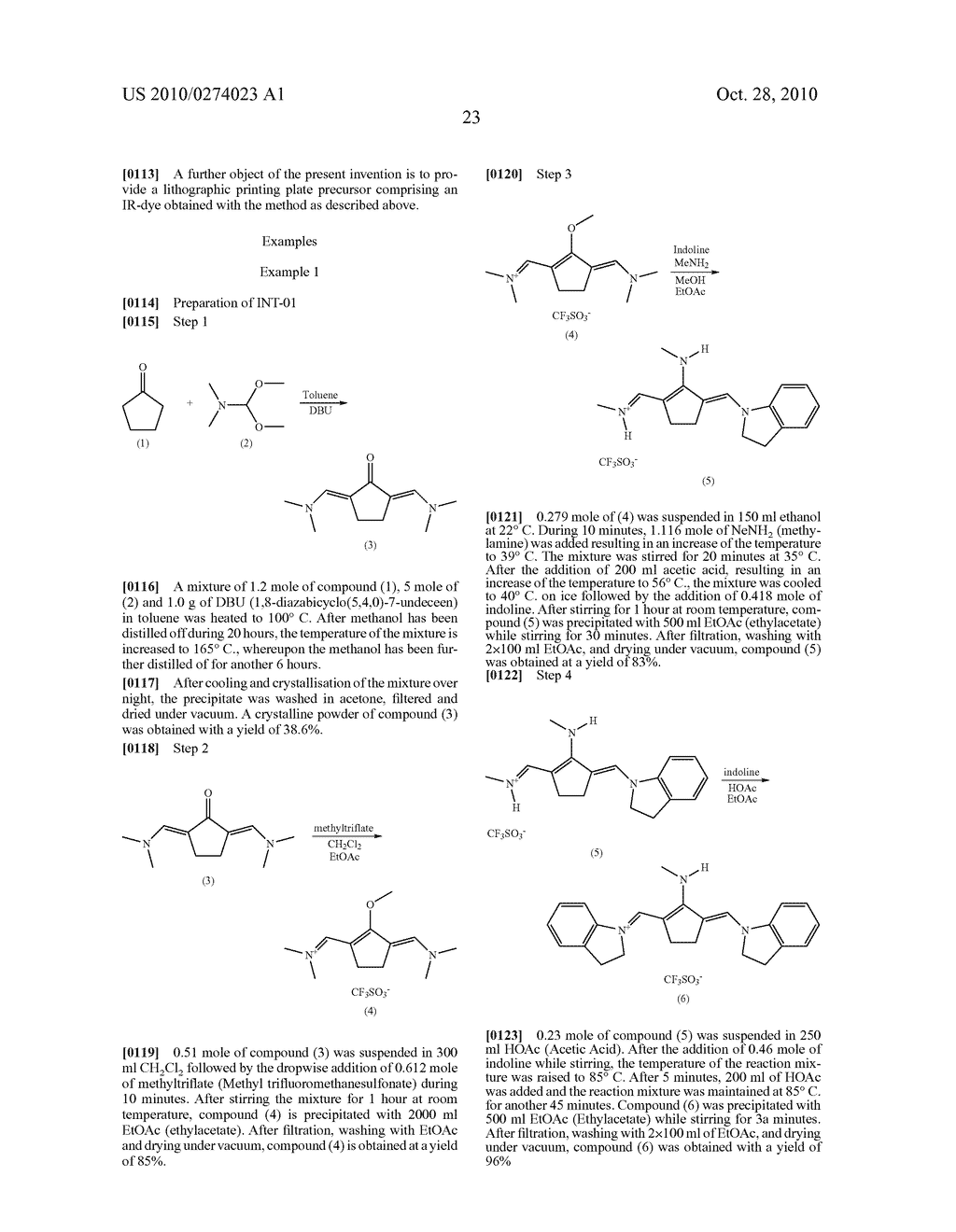 NOVEL INTERMEDIATE COMPOUNDS FOR THE PREPARATION OF MESO-SUBSTITUTED CYANINE, MEROCYANINE AND OXONOLE DYES - diagram, schematic, and image 24