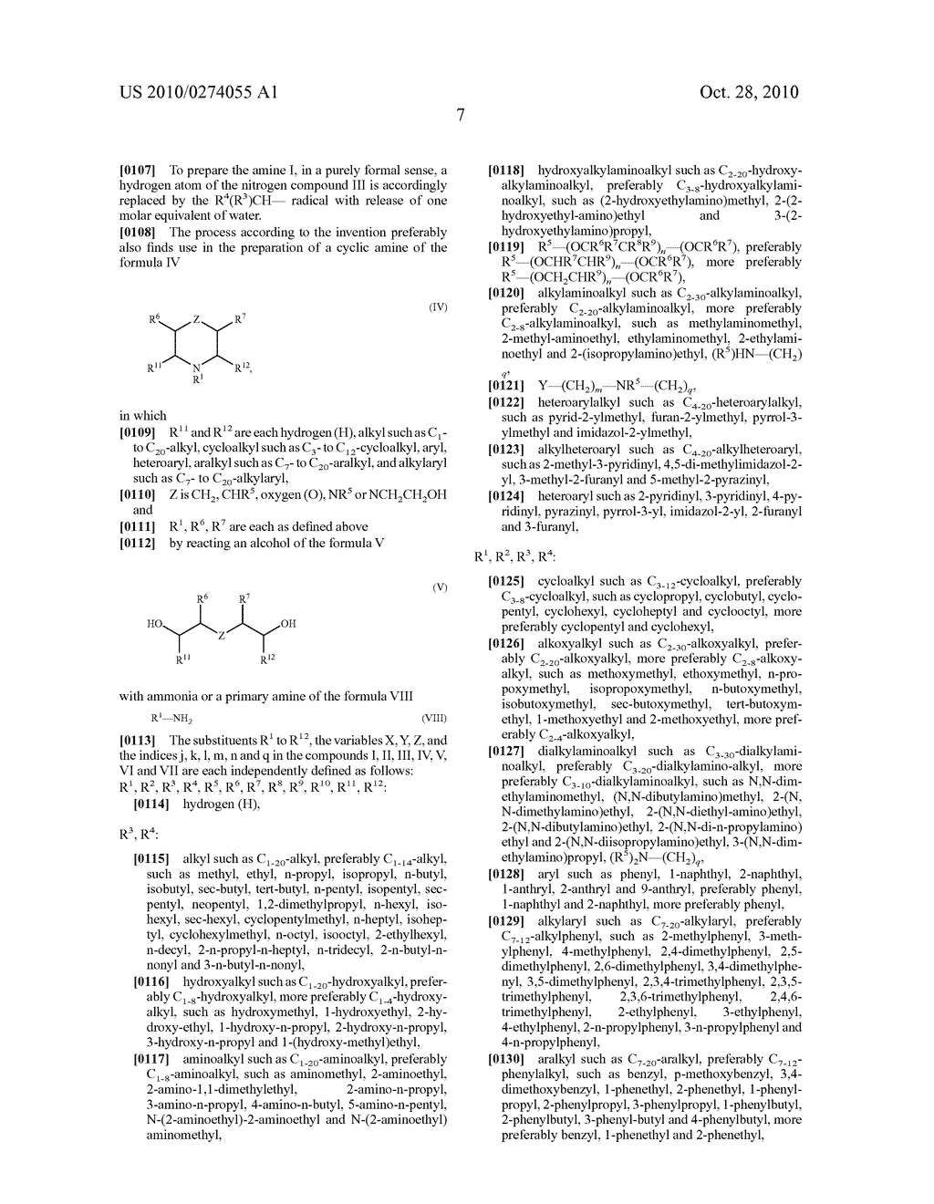 METHOD FOR PRODUCING AN AMINE - diagram, schematic, and image 08