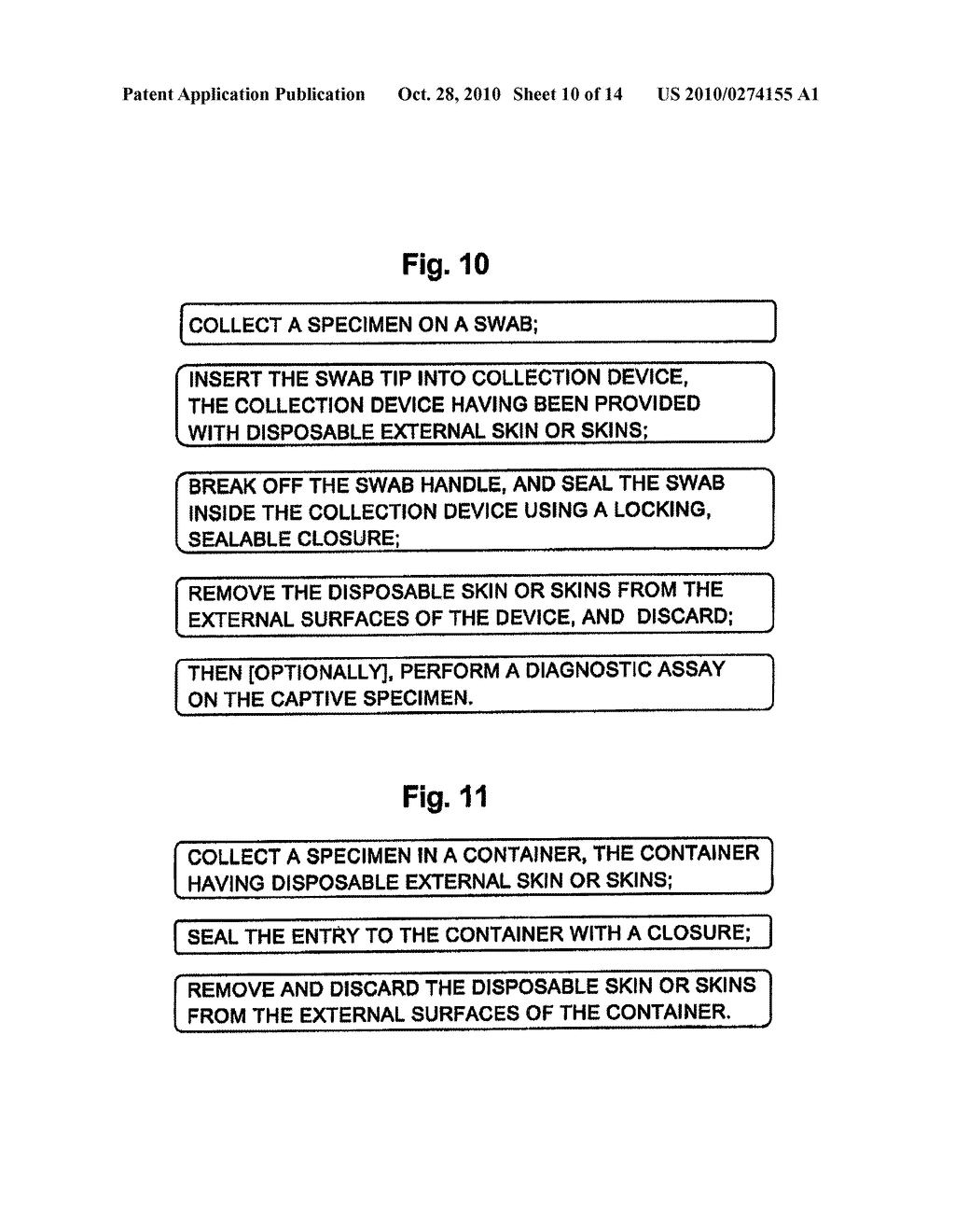 SANITARY SWAB COLLECTION SYSTEM, MICROFLUIDIC ASSAY DEVICE, AND METHODS FOR DIAGNOSTIC ASSAYS - diagram, schematic, and image 11