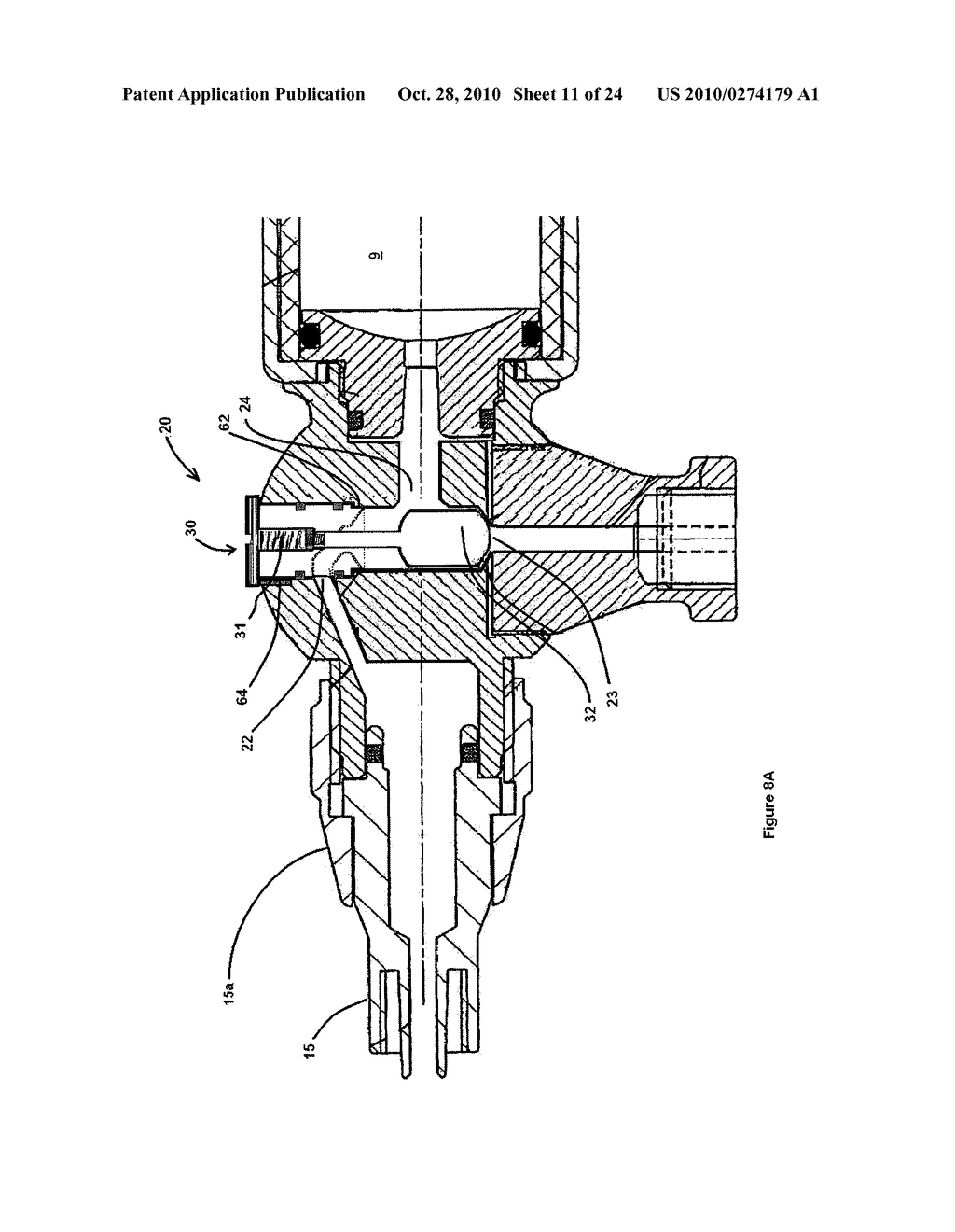 Injection Syringe Plunger Valve Assembly - diagram, schematic, and image 12