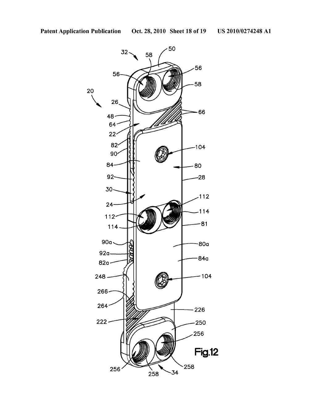 ADAPTABLE BONE FIXATION PLATE - diagram, schematic, and image 19