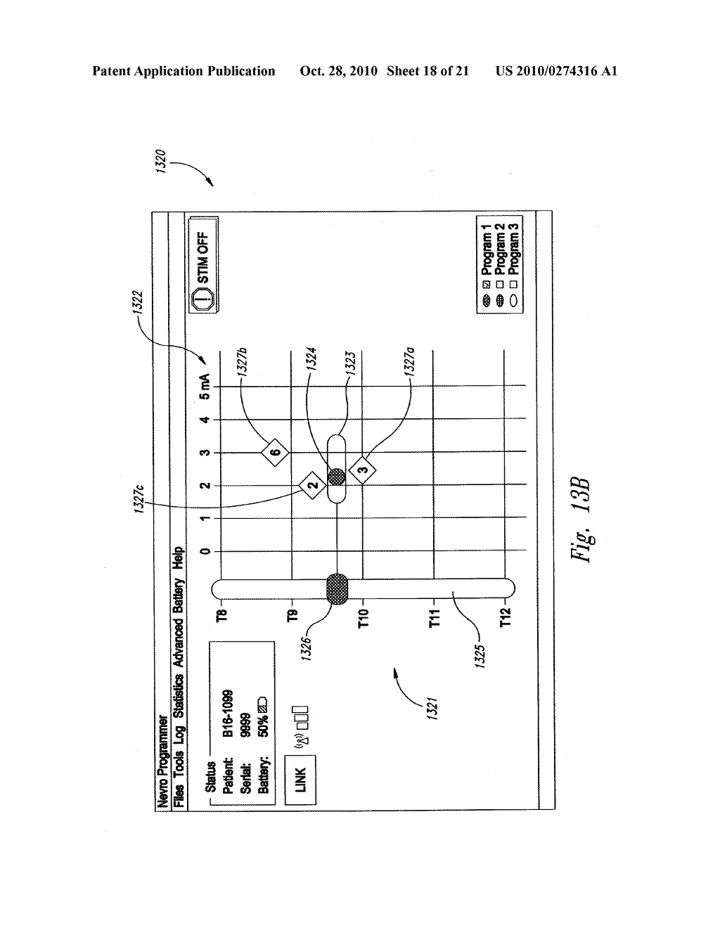 DEVICES FOR CONTROLLING HIGH FREQUENCY SPINAL CORD MODULATION FOR INHIBITING PAIN, AND ASSOCIATED SYSTEMS AND METHODS, INCLUDING SIMPLIFIED CONTROLLERS - diagram, schematic, and image 19