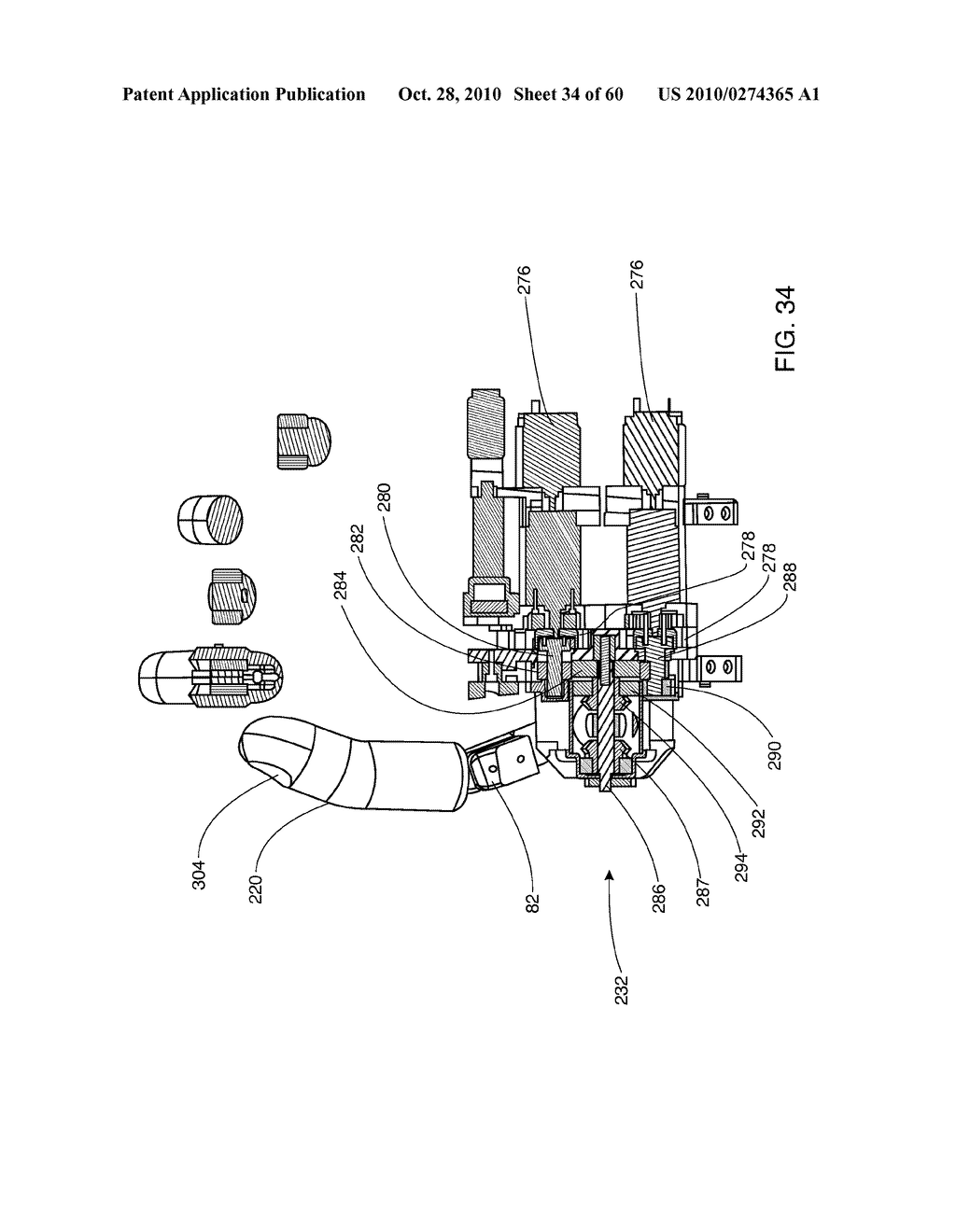 ARM PROSTHETIC DEVICE - diagram, schematic, and image 35