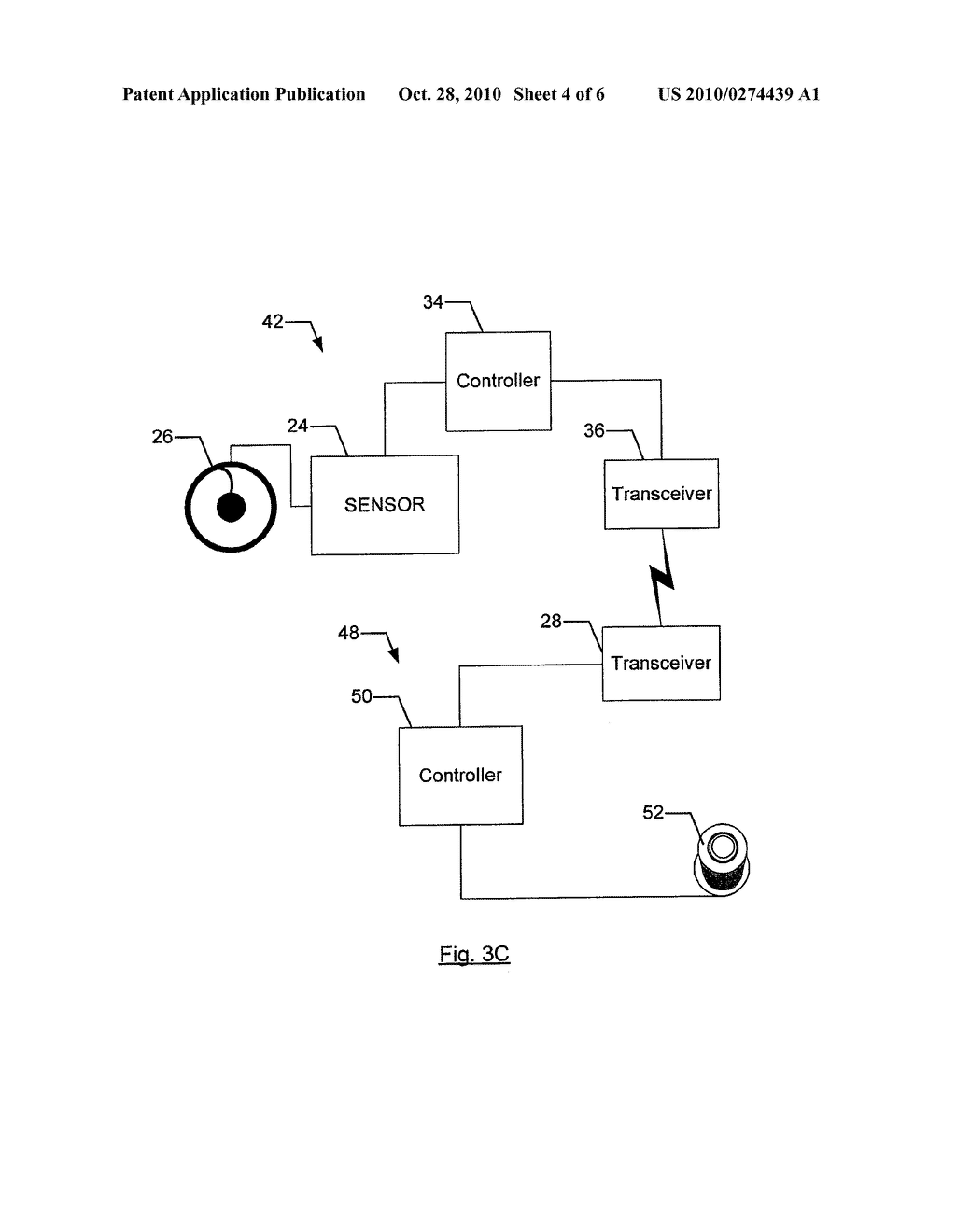 SYSTEM AND METHOD FOR INDICATING TO A REMOTE LOCATION OPERATION OF AN AUGER OR THE LIKE - diagram, schematic, and image 05