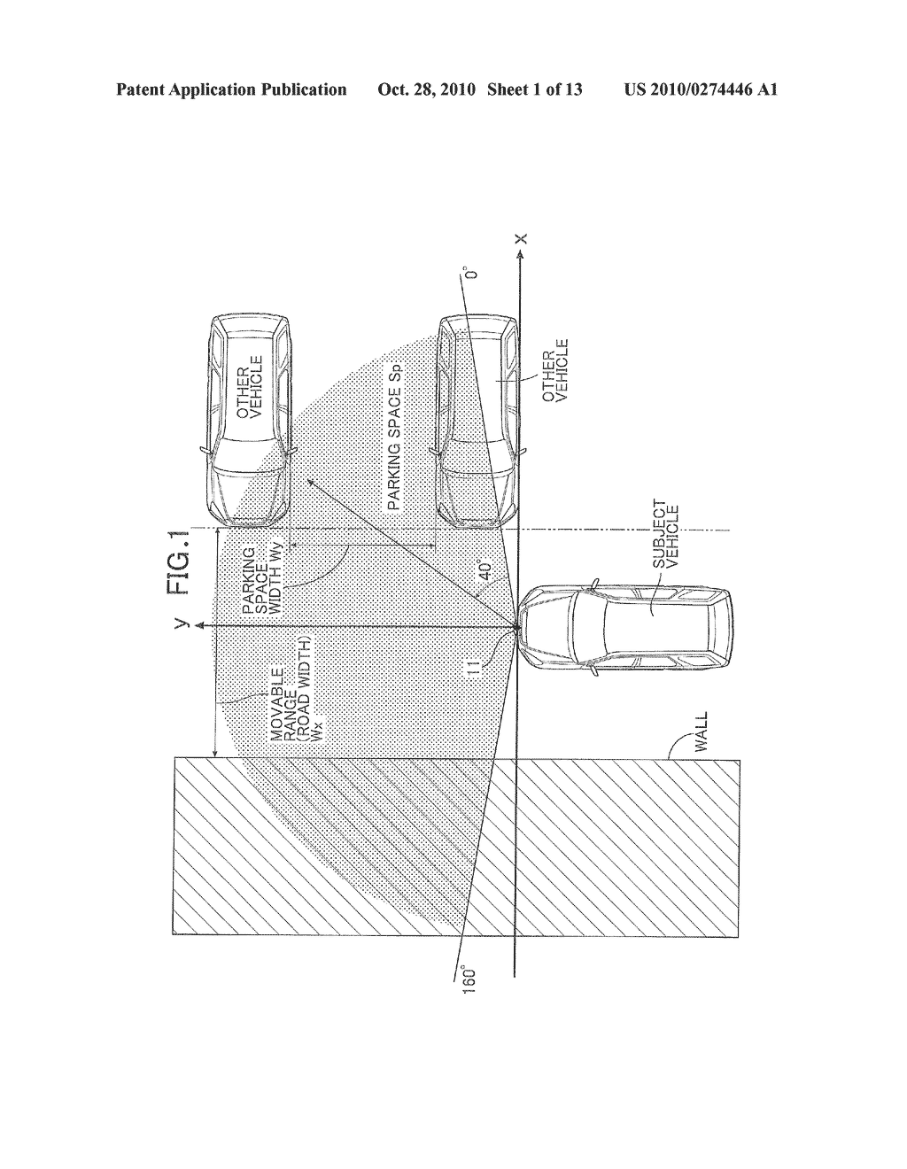 VEHICULAR PARKING FEASIBILITY DETERMINING SYSTEM, VEHICULAR PARKING SPACE DETECTION SYSTEM AND VEHICULAR MOVABLE RANGE DETECTION SYSTEM - diagram, schematic, and image 02