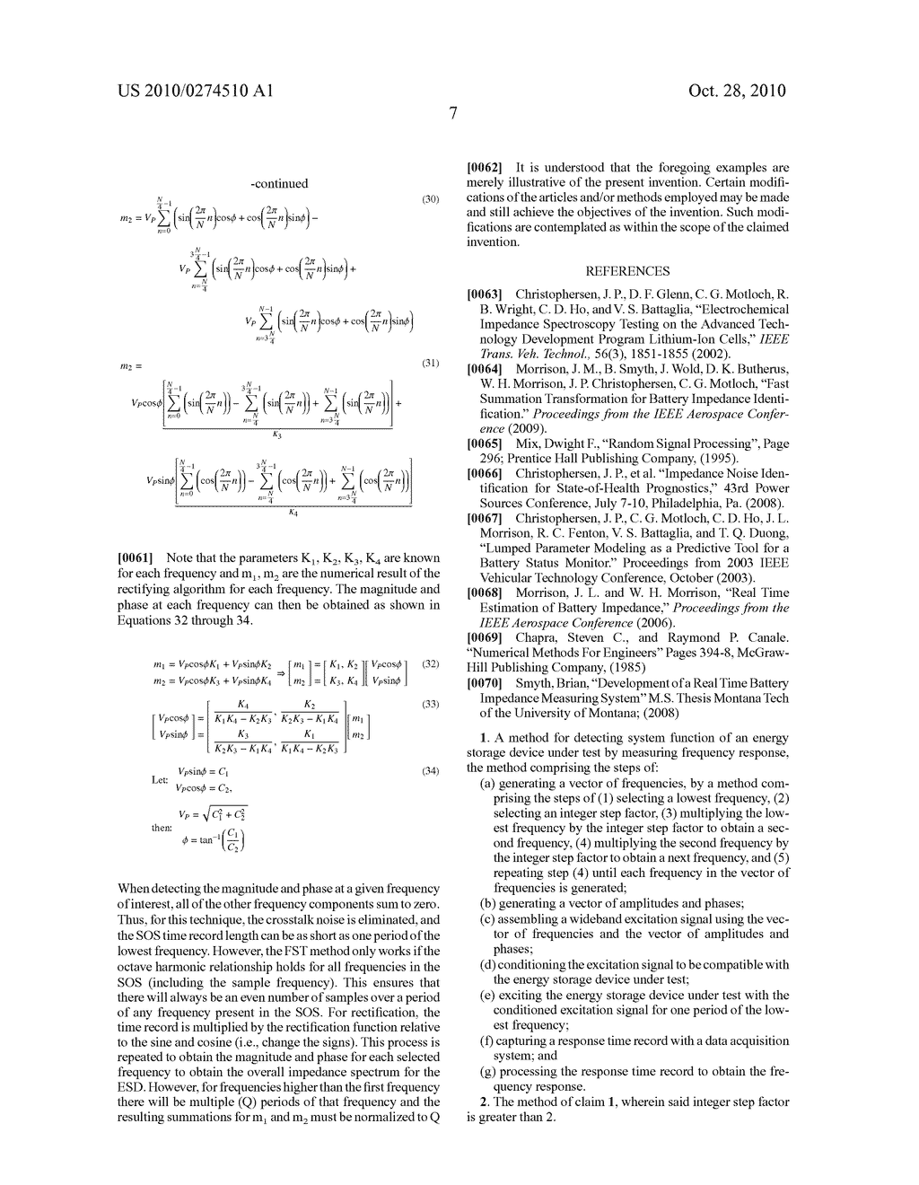 Method of Detecting System Function by Measuring Frequency Response - diagram, schematic, and image 12