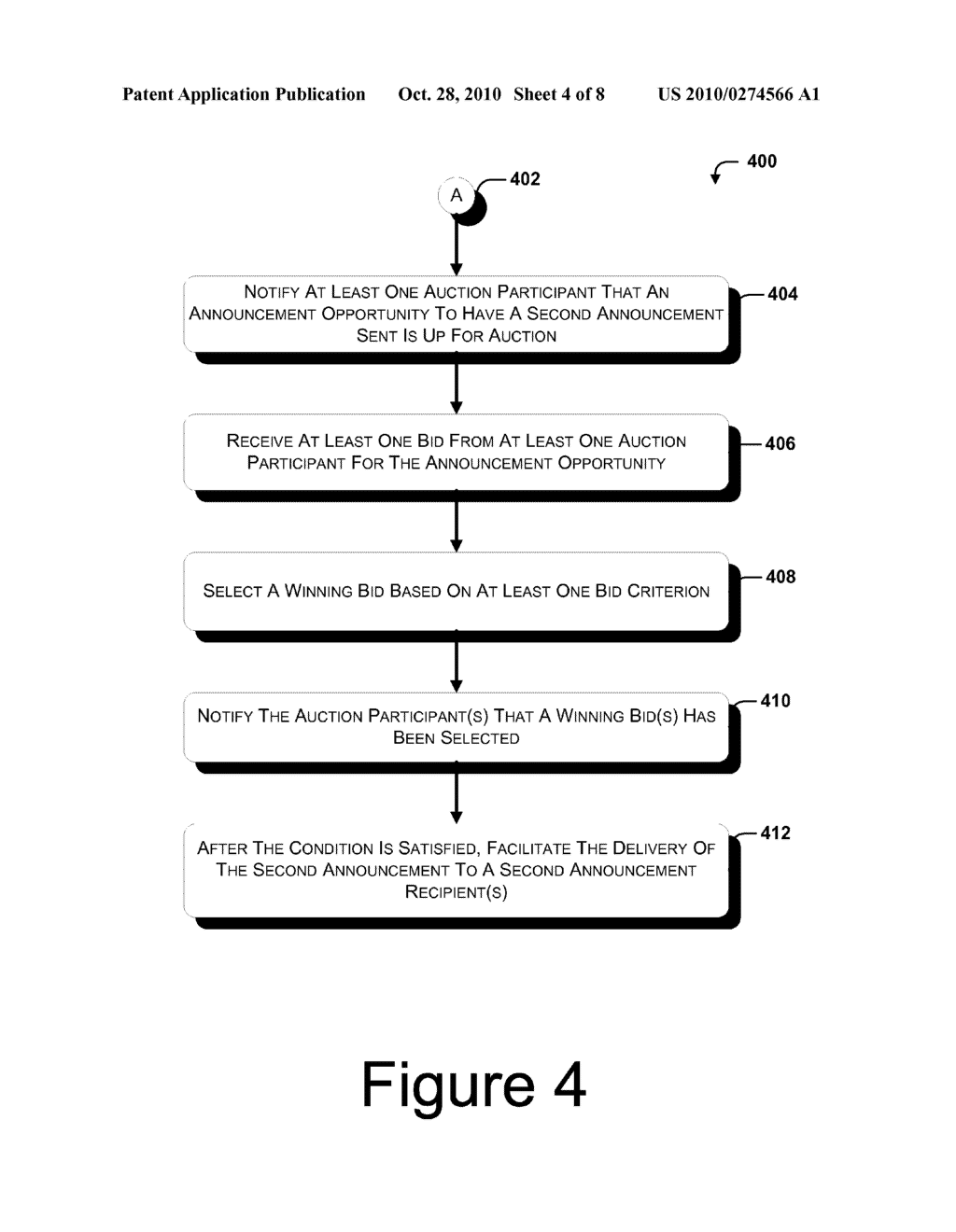 LOCATION BASED PROCESSING OF ANNOUNCEMENTS FOR DELIVERY TO AN ANNOUNCEMENT RECIPIENT - diagram, schematic, and image 05