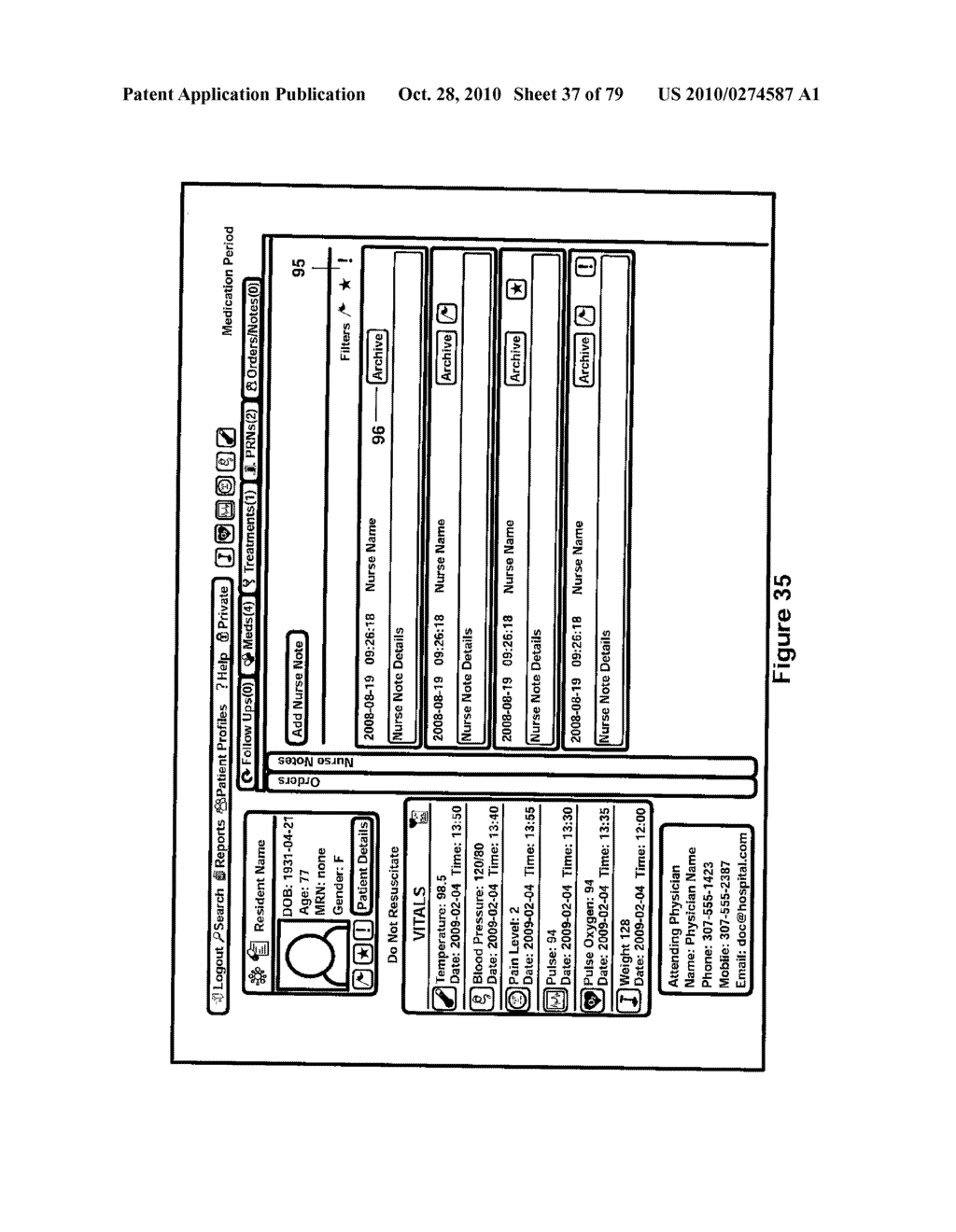 COMPUTER-IMPLEMENTED SYSTEM AND METHOD FOR ELECTRONIC MEDICATION ADMINISTRATION RECORDS - diagram, schematic, and image 38