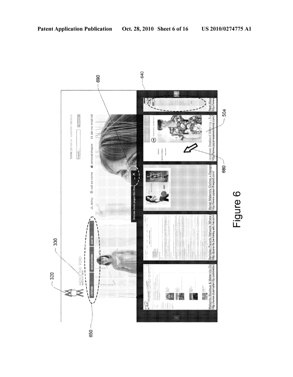 SYSTEM AND METHOD OF DISPLAYING RELATED SITES - diagram, schematic, and image 07