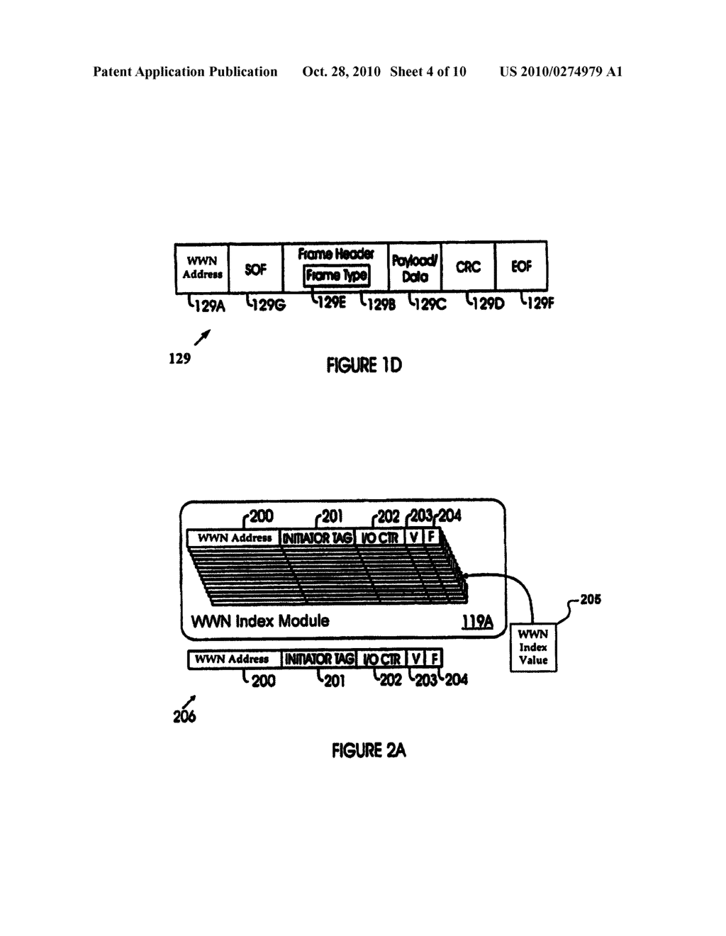 STORAGE CONTROLLERS WITH DYNAMIC WWN STORAGE MODULES AND METHODS FOR MANAGING DATA AND CONNECTIONS BETWEEN A HOST AND A STORAGE DEVICE - diagram, schematic, and image 05