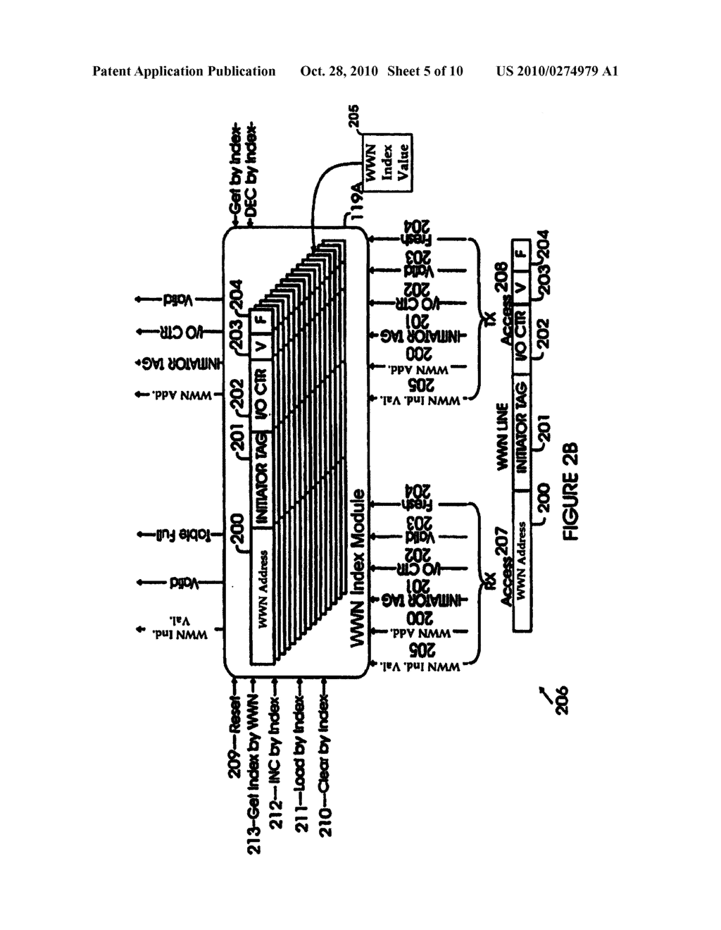 STORAGE CONTROLLERS WITH DYNAMIC WWN STORAGE MODULES AND METHODS FOR MANAGING DATA AND CONNECTIONS BETWEEN A HOST AND A STORAGE DEVICE - diagram, schematic, and image 06