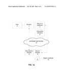 METHOD AND SYSTEM FOR DISPLAYING VERIFICATION INFORMATION INDICATORS ON A NON-SECURE WEBSITE diagram and image