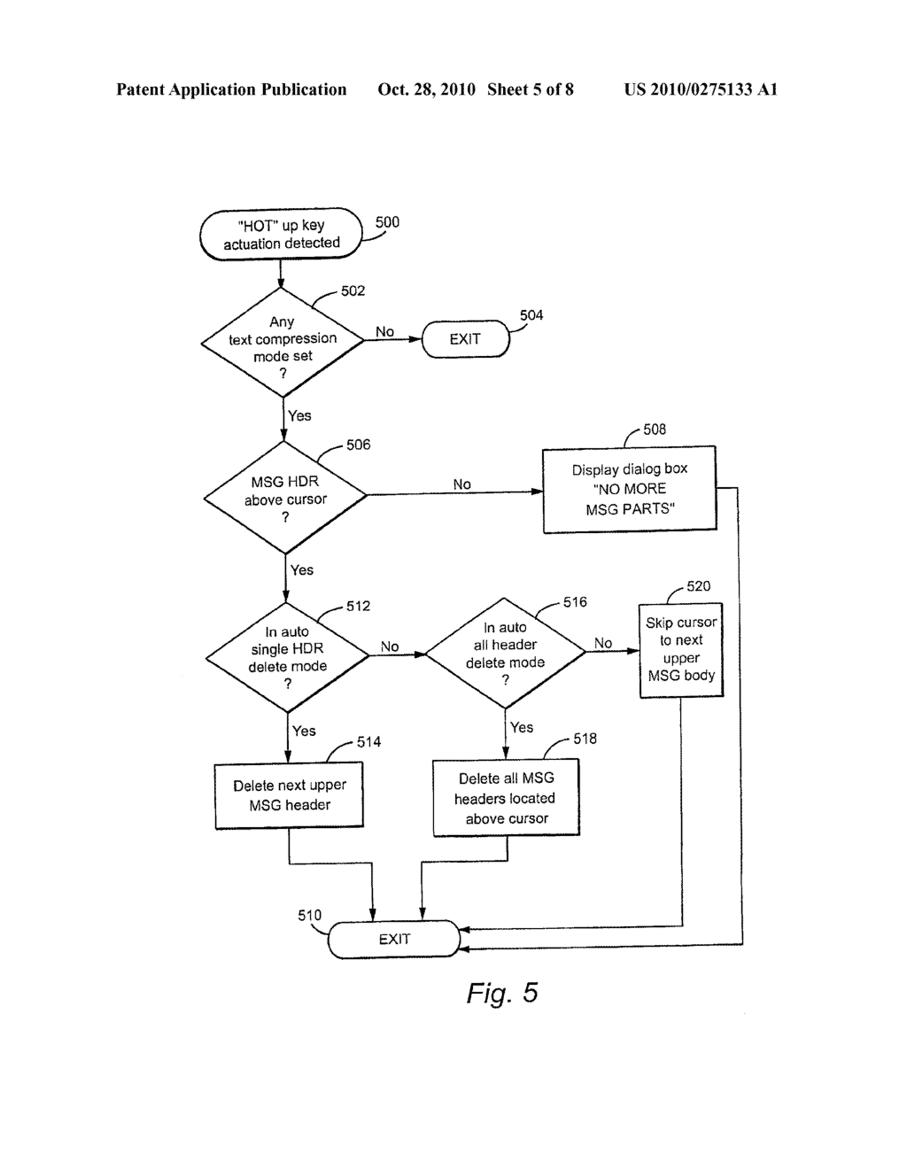 COMPRESSIBLE DISPLAY OF E-MAIL MESSAGE STRING TO FACILITTE READABILITY - diagram, schematic, and image 06