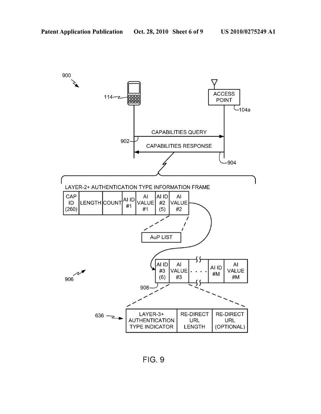 METHODS AND APPARATUS TO DISCOVER AUTHENTICATION INFORMATION IN A WIRELESS NETWORKING ENVIRONMENT - diagram, schematic, and image 07