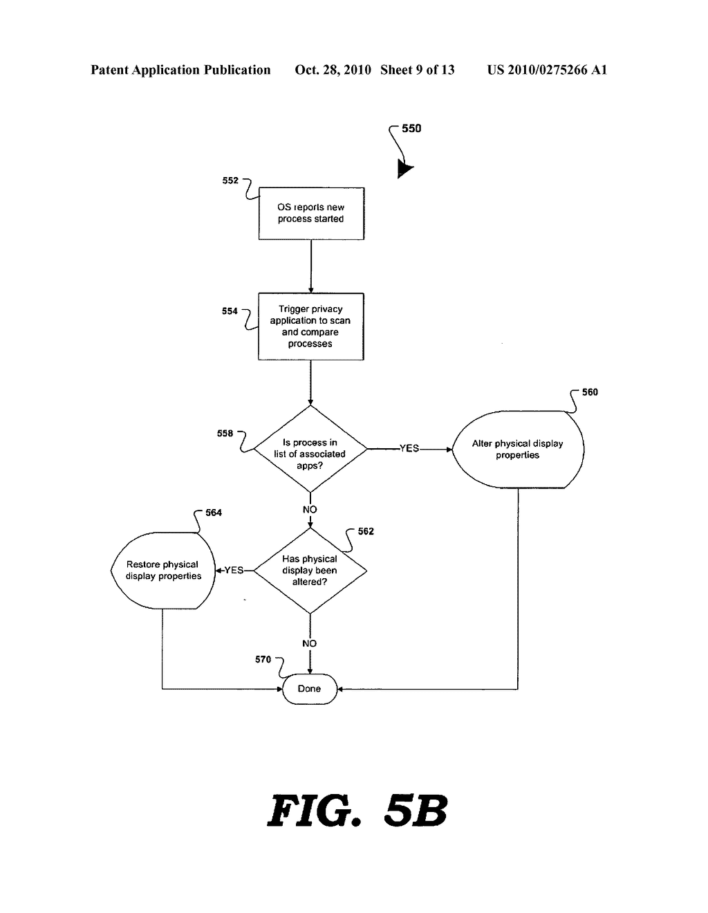 Automatically enhancing computing privacy by affecting the screen of a computing device - diagram, schematic, and image 10