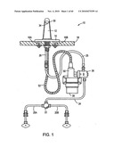 Optical sensors and algorithms for controlling automatic bathroom flushers and faucets diagram and image