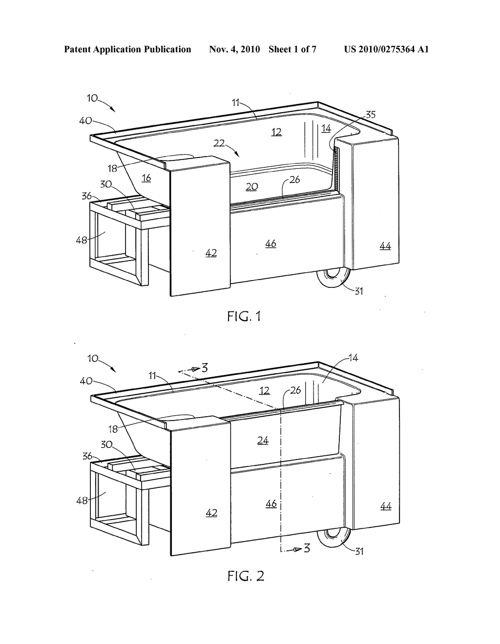 Accessible Bathtub - diagram, schematic, and image 02