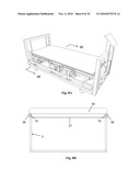 Bed with Adjustable Patient Support Framework diagram and image