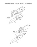 FOLDING KNIFE AND RELATED METHODS diagram and image