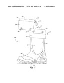 FOOTWEAR ASSEMBLIES WITH REMOVABLE SCENT BLOCKING PORTIONS AND ASSOCIATED METHODS OF USE AND MANUFACTURE diagram and image