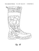FOOTWEAR ASSEMBLIES WITH REMOVABLE SCENT BLOCKING PORTIONS AND ASSOCIATED METHODS OF USE AND MANUFACTURE diagram and image