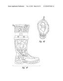 FOOTWEAR ASSEMBLIES WITH REMOVABLE SCENT BLOCKING PORTIONS AND ASSOCIATED METHODS OF USE AND MANUFACTURE diagram and image