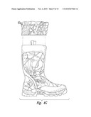 FOOTWEAR ASSEMBLIES WITH REMOVABLE SCENT BLOCKING PORTIONS AND ASSOCIATED METHODS OF USE AND MANUFACTURE diagram and image