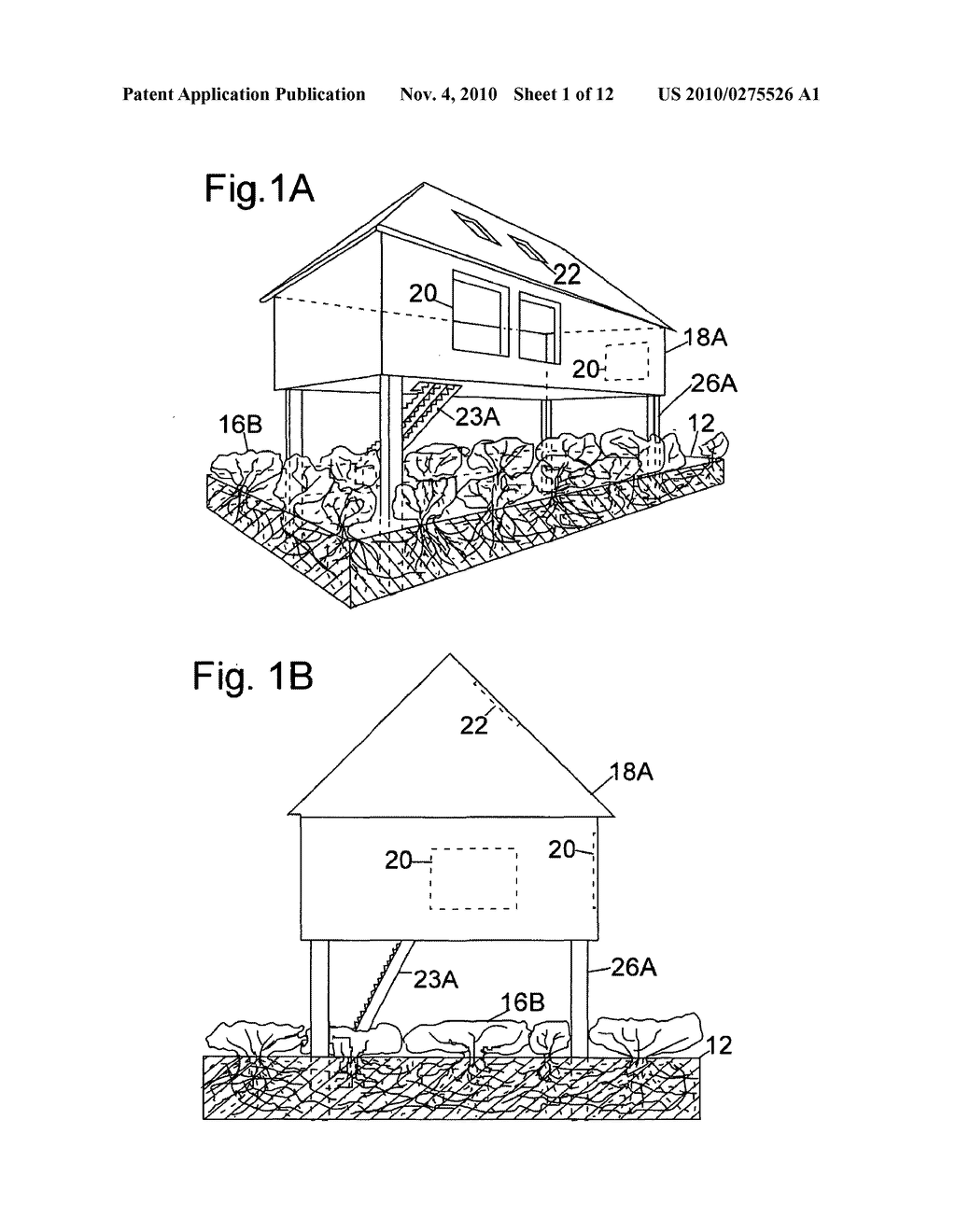 BUILDING-ABOVE-LAND FOR PROTECTION OF VEGETATION AND ENVIRONMENT - diagram, schematic, and image 02