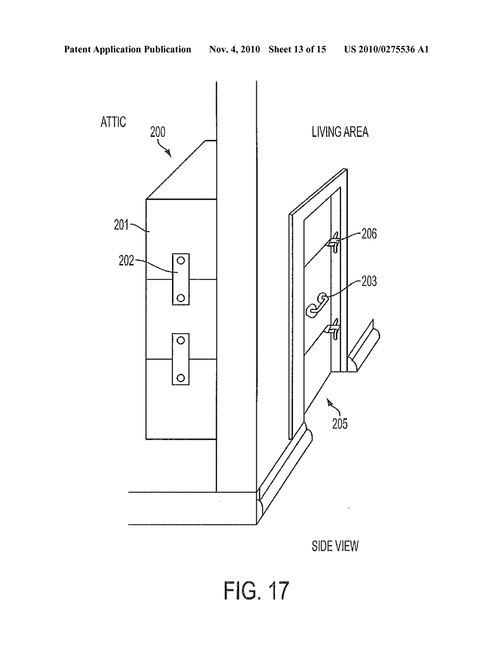 System for Insulating Attic Openings - diagram, schematic, and image 14