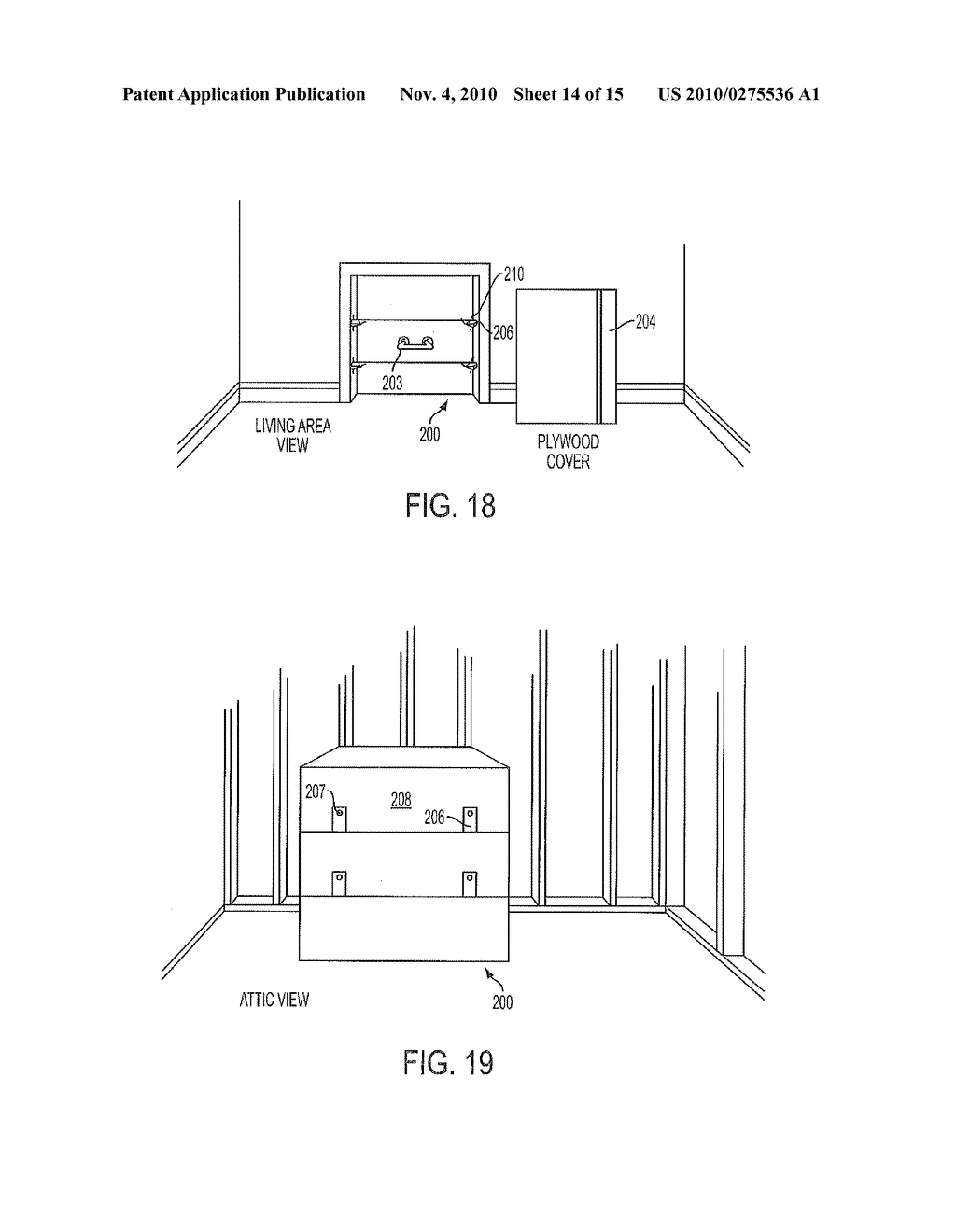 System for Insulating Attic Openings - diagram, schematic, and image 15