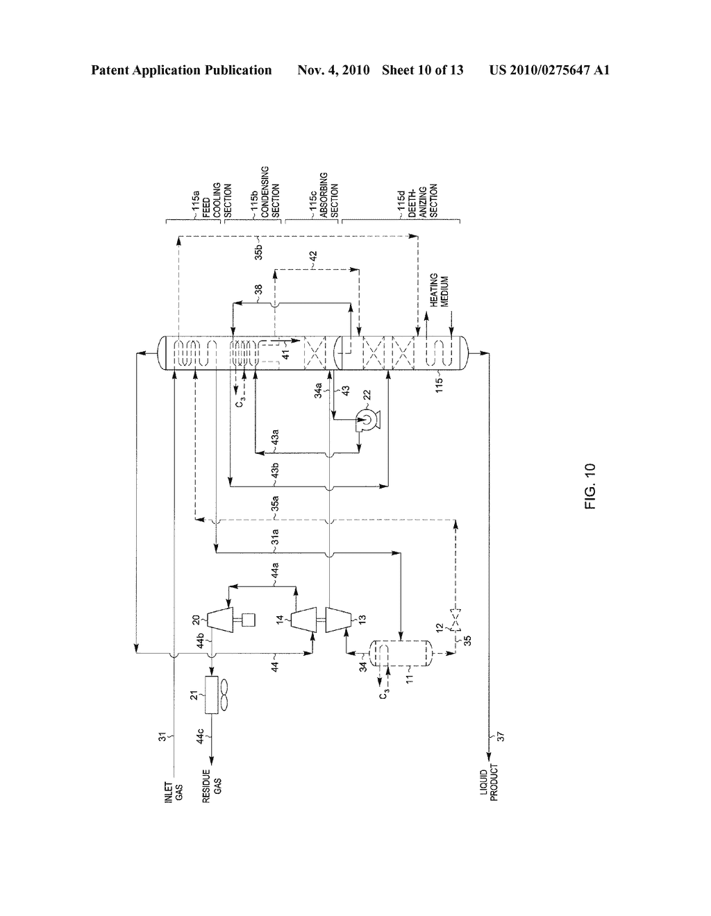 Hydrocarbon Gas Processing - diagram, schematic, and image 11