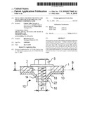 METAL SHEET, METHOD FOR FIXING SAID METAL SHEET BY FLOW DRILLING AND ASSEMBLY COMPRISING SAME diagram and image