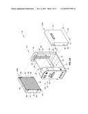 TOASTER WITH REMOVABLE AND ADJUSTABLE CONVEYORS diagram and image