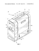 TOASTER WITH REMOVABLE AND ADJUSTABLE CONVEYORS diagram and image