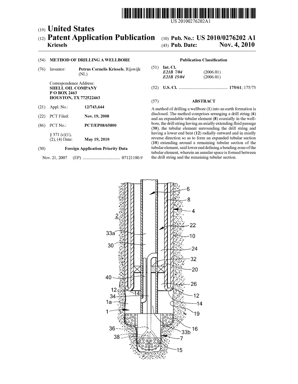 METHOD OF DRILLING A WELLBORE - diagram, schematic, and image 01