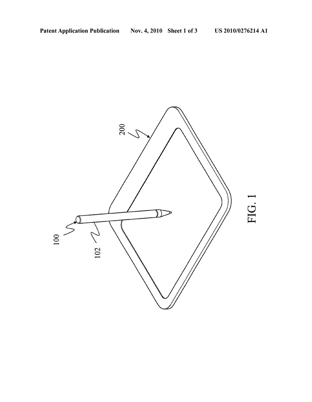 Tablet of battery-free wireless pointing device - diagram, schematic, and image 02