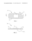 Packaging and dispensers for adhesive backed elements diagram and image