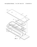 Packaging and dispensers for adhesive backed elements diagram and image