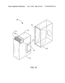 Packaging and dispensers for adhesive backed elements diagram and image