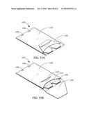 Packaging and dispensers for adhesive backed elements diagram and image