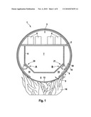 Fire protection device for an aircraft or spacecraft diagram and image