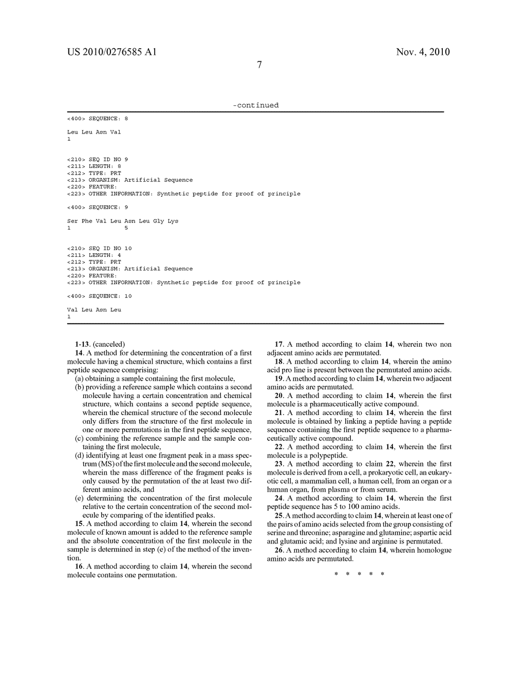 METHOD FOR DETERMINING THE CONCENTRATION OF A MOLECULE - diagram, schematic, and image 19