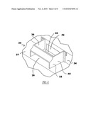 FASTENER COVER EXTENSION PROVIDING BUCKLING PATH DURING SIDE IMPACT diagram and image