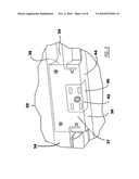 FASTENER COVER EXTENSION PROVIDING BUCKLING PATH DURING SIDE IMPACT diagram and image