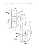 FASTENER COVER EXTENSION PROVIDING BUCKLING PATH DURING SIDE IMPACT diagram and image