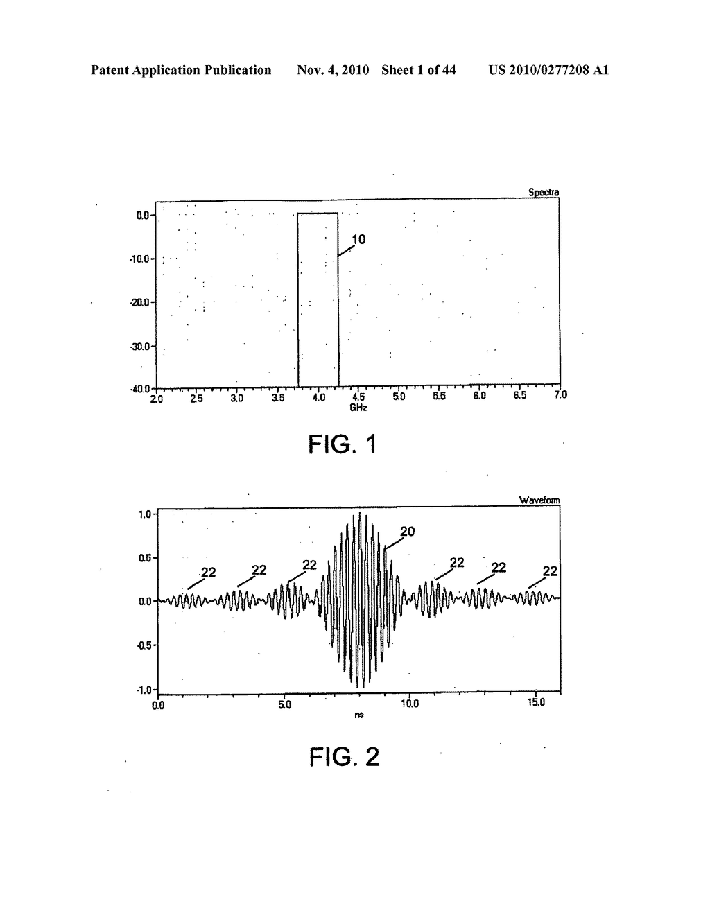 METHOD AND APPARATUS FOR GENERATING RF WAVEFORMS HAVING AGGREGATE ENERGY WITH DESIRED SPECTRAL CHARACTERISTICS - diagram, schematic, and image 02